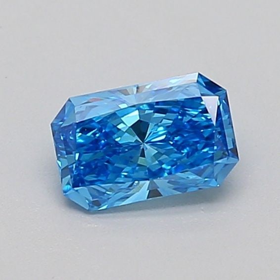 Loose Diamond - RADIANT 0.52ct Fancy Vivid Blue VS1: Loose Diamond - RADIANT 0.52ct Fancy Vivid Blue VS1 Source: This is a real non-mined Diamond that has been grown in a lab Shape: RADIANT Carats: 0.52 Color: Fancy Vivid Blue Certification: IGI Video: