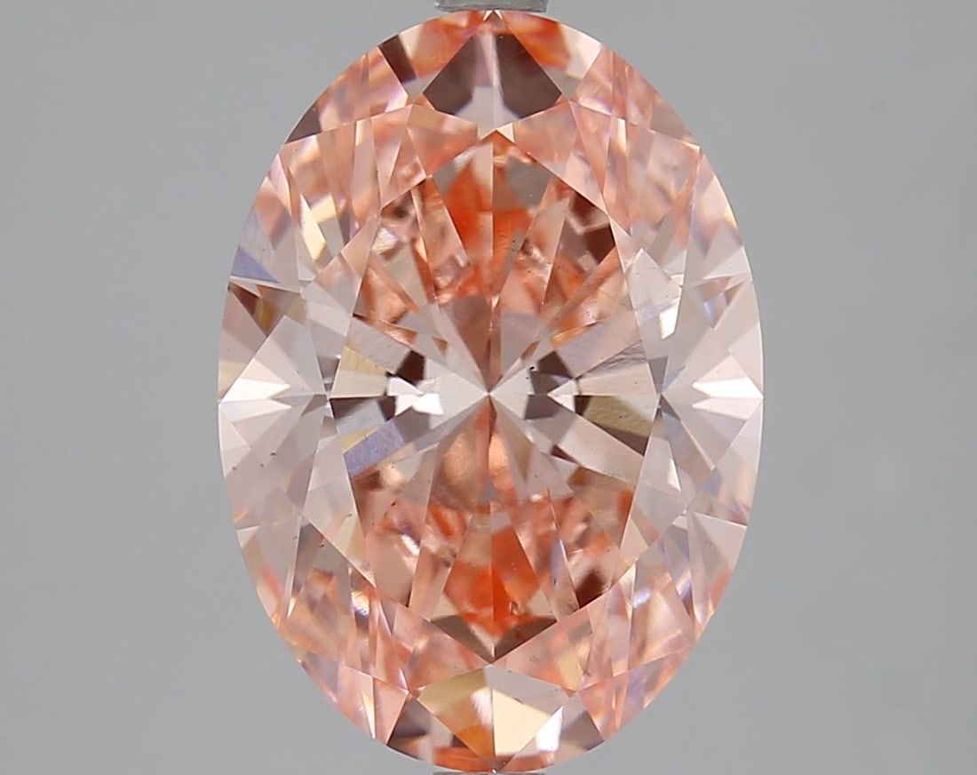 Loose Diamond - OVAL 4.37ct Fancy Intense Pink VS2: Loose Diamond - OVAL 4.37ct Fancy Intense Pink VS2 Source: This is a real non-mined Diamond that has been grown in a lab Shape: OVAL Carats: 4.37 Color: Fancy Intense Pink Certification: IGI Video: