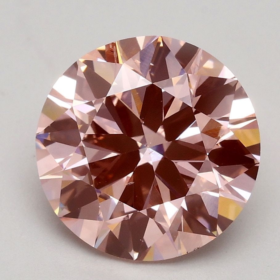 Loose Diamond - ROUND 2.5ct Fancy Intense Pink VS2: Loose Diamond - ROUND 2.5ct Fancy Intense Pink VS2 Source: This is a real non-mined Diamond that has been grown in a lab Shape: ROUND Carats: 2.5 Color: Fancy Intense Pink Certification: IGI Video: