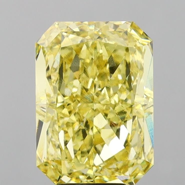 Loose Diamond - RADIANT 6.04ct Fancy Intense Yellow VS1: Loose Diamond - RADIANT 6.04ct Fancy Intense Yellow VS1 Source: This is a real non-mined Diamond that has been grown in a lab Shape: RADIANT Carats: 6.04 Color: Fancy Intense Yellow Certification: IGI