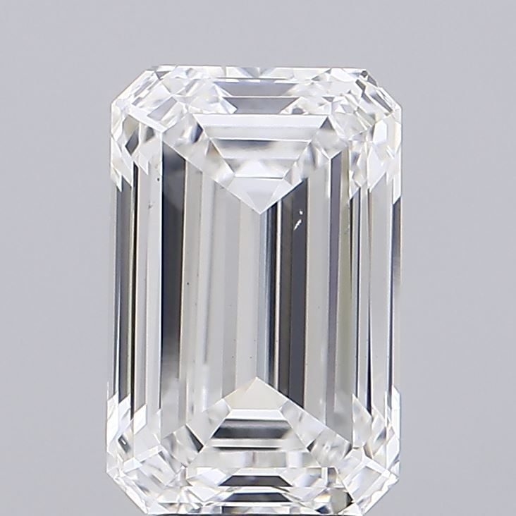 Loose Diamond - EMERALD 5.01ct E VS2: Loose Diamond - EMERALD 5.01ct E VS2 Source: This is a real non-mined Diamond that has been grown in a lab Shape: EMERALD Carats: 5.01 Color: E Clarity: VS2 Certification: IGI Video: