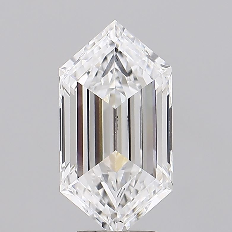 Loose Diamond - HEXAGONAL 4.3ct D VVS2: Loose Diamond - HEXAGONAL 4.3ct D VVS2 Source: This is a real non-mined Diamond that has been grown in a lab Shape: HEXAGONAL Carats: 4.3 Color: D Clarity: VVS2 Certification: IGI Video: