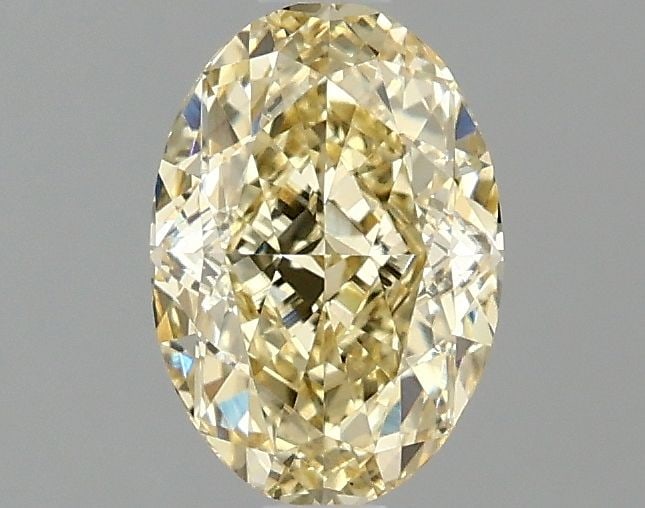 Loose Diamond - OVAL 1.09ct Fancy Intense Yellow VS1: Loose Diamond - OVAL 1.09ct Fancy Intense Yellow VS1 Source: This is a real non-mined Diamond that has been grown in a lab Shape: OVAL Carats: 1.09 Color: Fancy Intense Yellow Certification: IGI Video