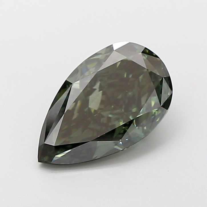Loose Diamond - PEAR 3.05ct Fancy Vivid Green VS1 (1 of 1)
