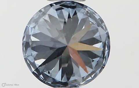 Loose Diamond - ROUND 0.54ct Fancy Vivid Blue SI1: Loose Diamond - ROUND 0.54ct Fancy Vivid Blue SI1 Source: This is a real non-mined Diamond that has been grown in a lab Shape: ROUND Carats: 0.54 Color: Fancy Vivid Blue Certification: IGI Video: