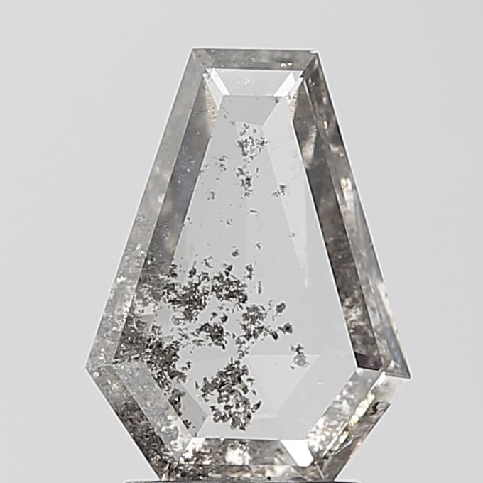 Loose Diamond - CALF 1.46ct Salt and Pepper I1: Loose Diamond - CALF 1.46ct Salt and Pepper I1 Source: This is a real non-mined Diamond that has been grown in a lab Shape: CALF Carats: 1.46 Color: Salt and Pepper Certification: NONE Video: Video