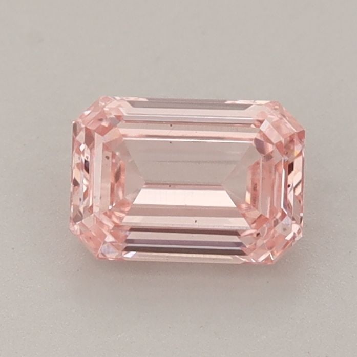 Loose Diamond - EMERALD 0.81ct Fancy Intense Pink VS2: Loose Diamond - EMERALD 0.81ct Fancy Intense Pink VS2 Source: This is a real non-mined Diamond that has been grown in a lab Shape: EMERALD Carats: 0.81 Color: Fancy Intense Pink Certification: IGI Vid