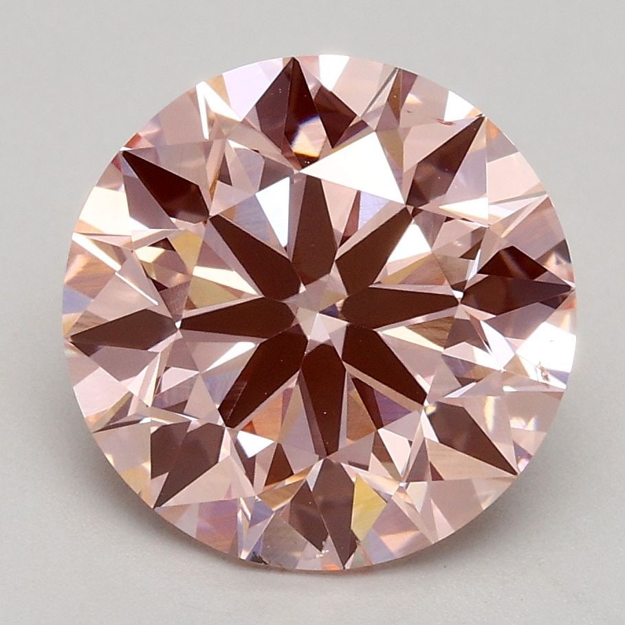 Ideal Loose Diamond - ROUND 2.76ct Fancy Intense Pink VS2: Ideal Loose Diamond - ROUND 2.76ct Fancy Intense Pink VS2 Source: This is a real non-mined Diamond that has been grown in a lab Shape: ROUND Carats: 2.76 Color: Fancy Intense Pink Certification: IGI V