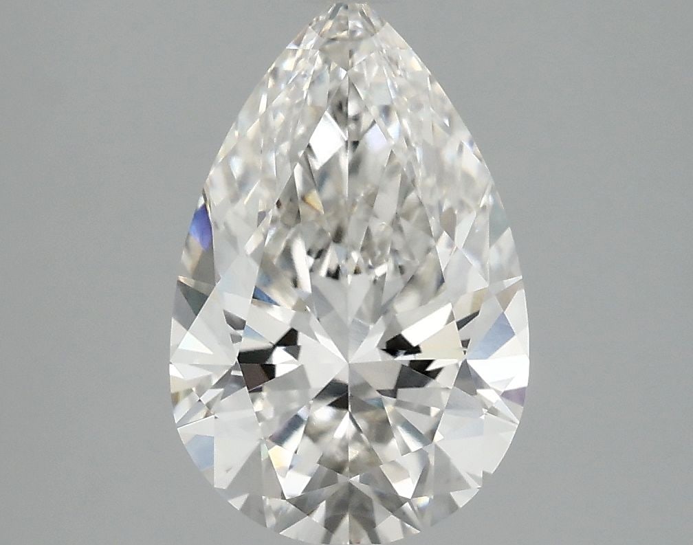 Loose Diamond - PEAR 2.5ct G VS1: Loose Diamond - PEAR 2.5ct G VS1 Source: This is a real non-mined Diamond that has been grown in a lab Shape: PEAR Carats: 2.5 Color: G Clarity: VS1 Certification: IGI Video: