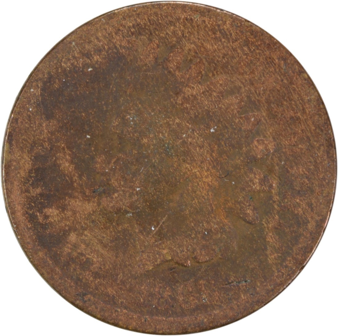 1868 Indian Head Cent Circulated G Uncertified Philadelphia Mint (1 of 2)