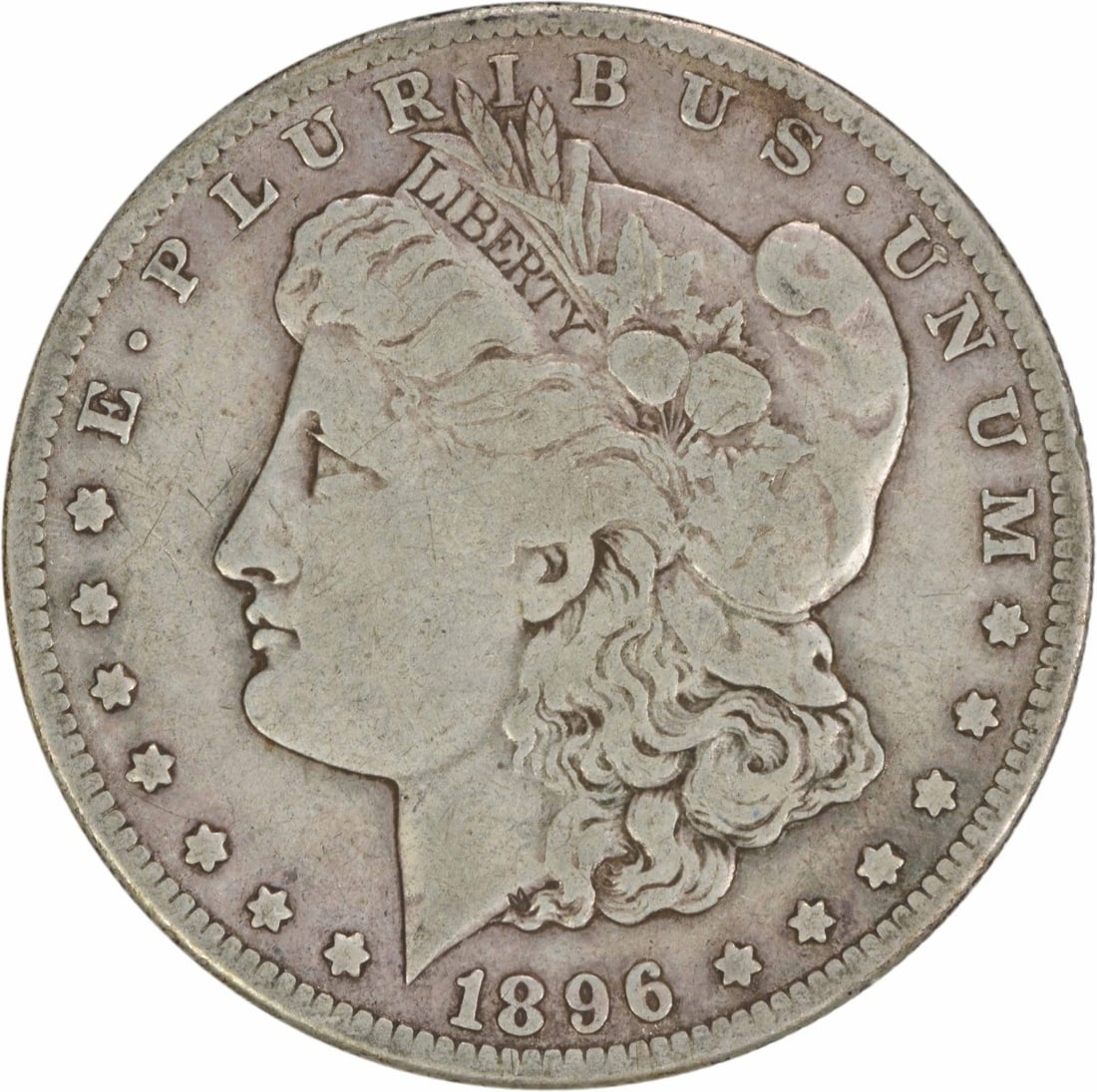 1896-S Morgan Silver Dollar F George T Morgan Design (1 of 2)