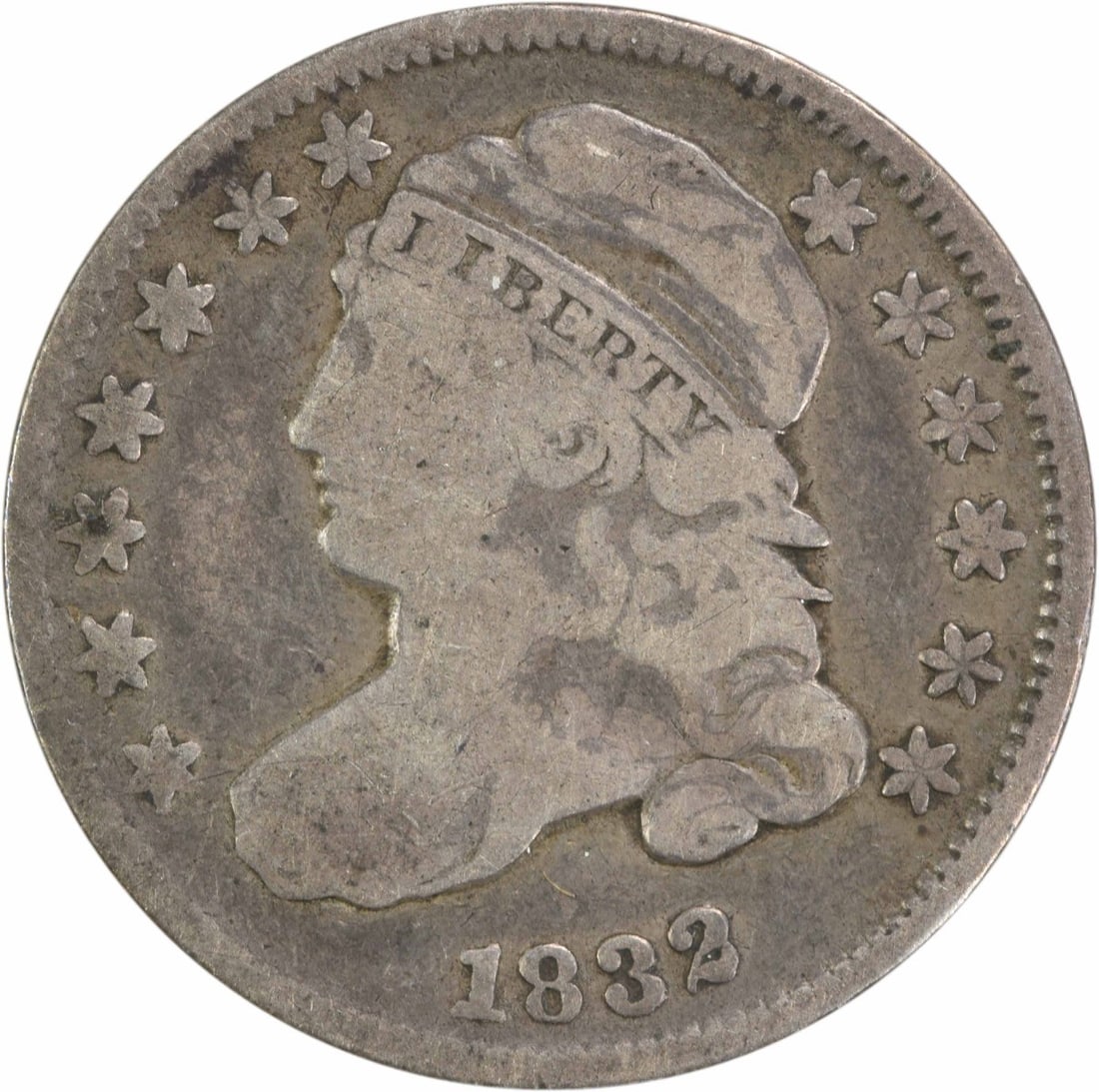 1832 Capped Bust Silver Dime 10C VG Uncertified Philadelphia (1 of 2)