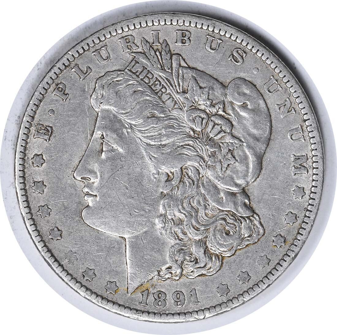 1891-O Morgan Silver Dollar Choice EF Uncertified George T. Morgan Design (1 of 2)