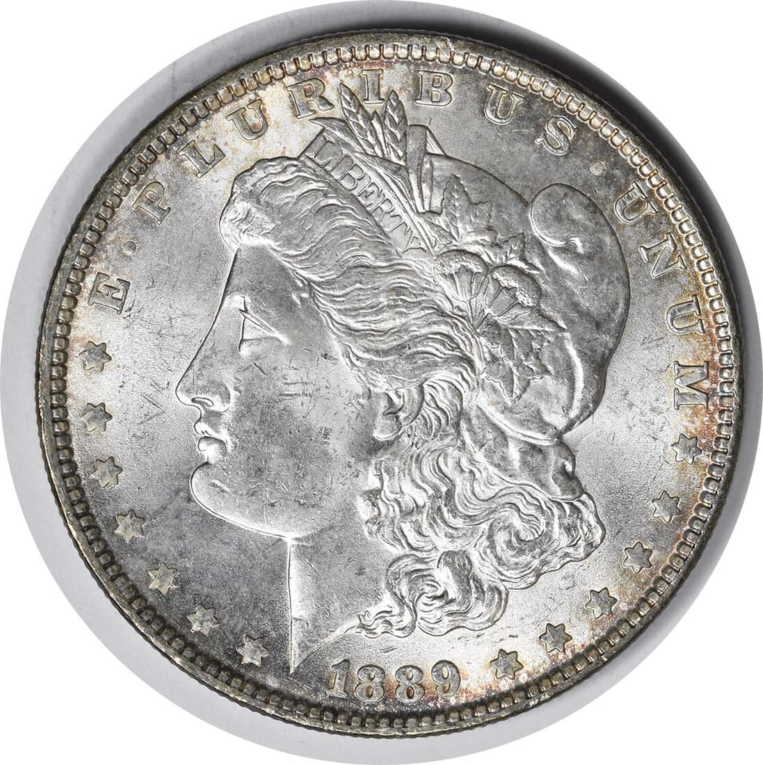 Choice BU 1889 Morgan Silver Dollar VAM 16 Uncertified No Mint Mark (1 of 2)