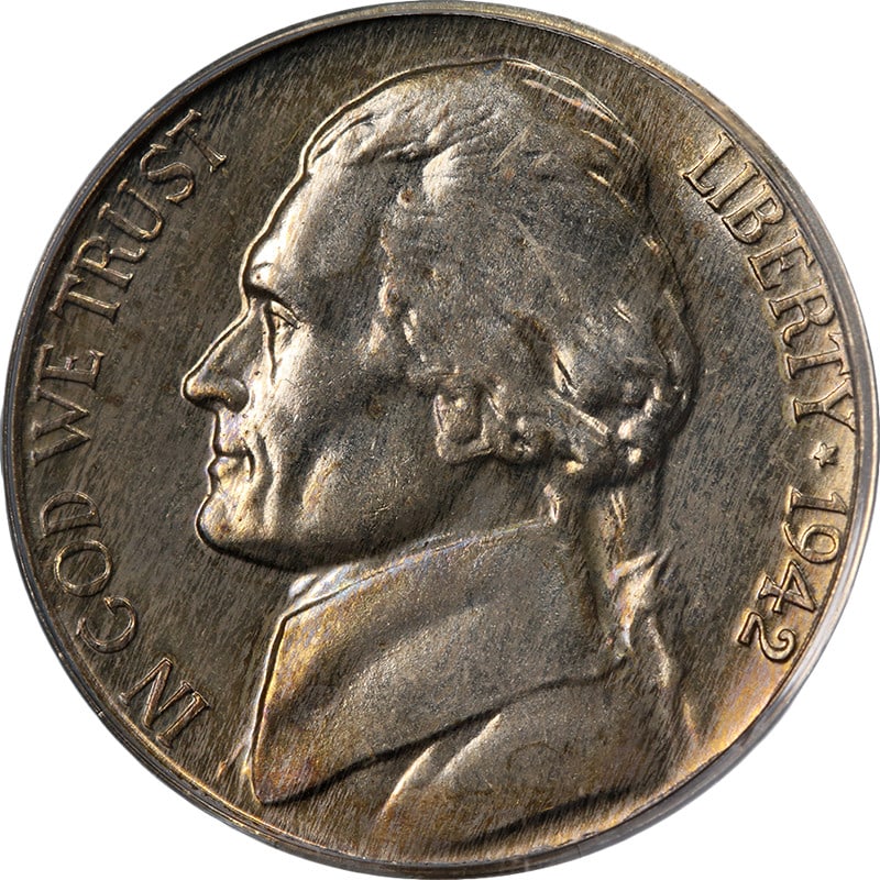 1942 Jefferson Nickel Type 1 Proof PCGS PR65 Uncirculated US Coin (1 of 4)