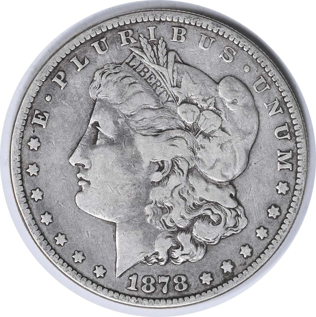 1878-S VAM 56 Morgan Dollar Long Arrow Shaft Uncertified Coin: 1878-S VAM 56 Morgan Dollar Long Arrow Shaft Uncertified Coin This 1878-S VAM 56 Morgan Dollar features the long arrow shaft design and is graded as VF (Very Fine). Minted in San Francisco, this coin 