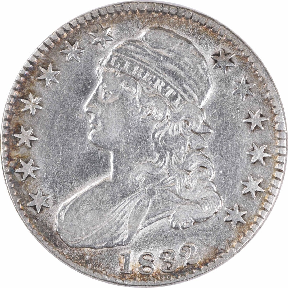 1832 Bust Half Dollar 50C John Reich Design Uncertified Coin (1 of 2)