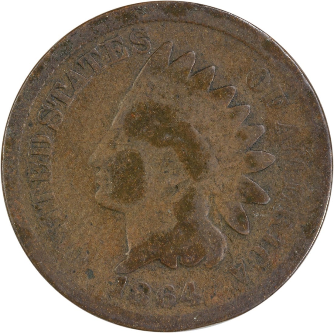 1864 Indian Head Cent G Uncertified Philadelphia Mint (1 of 2)