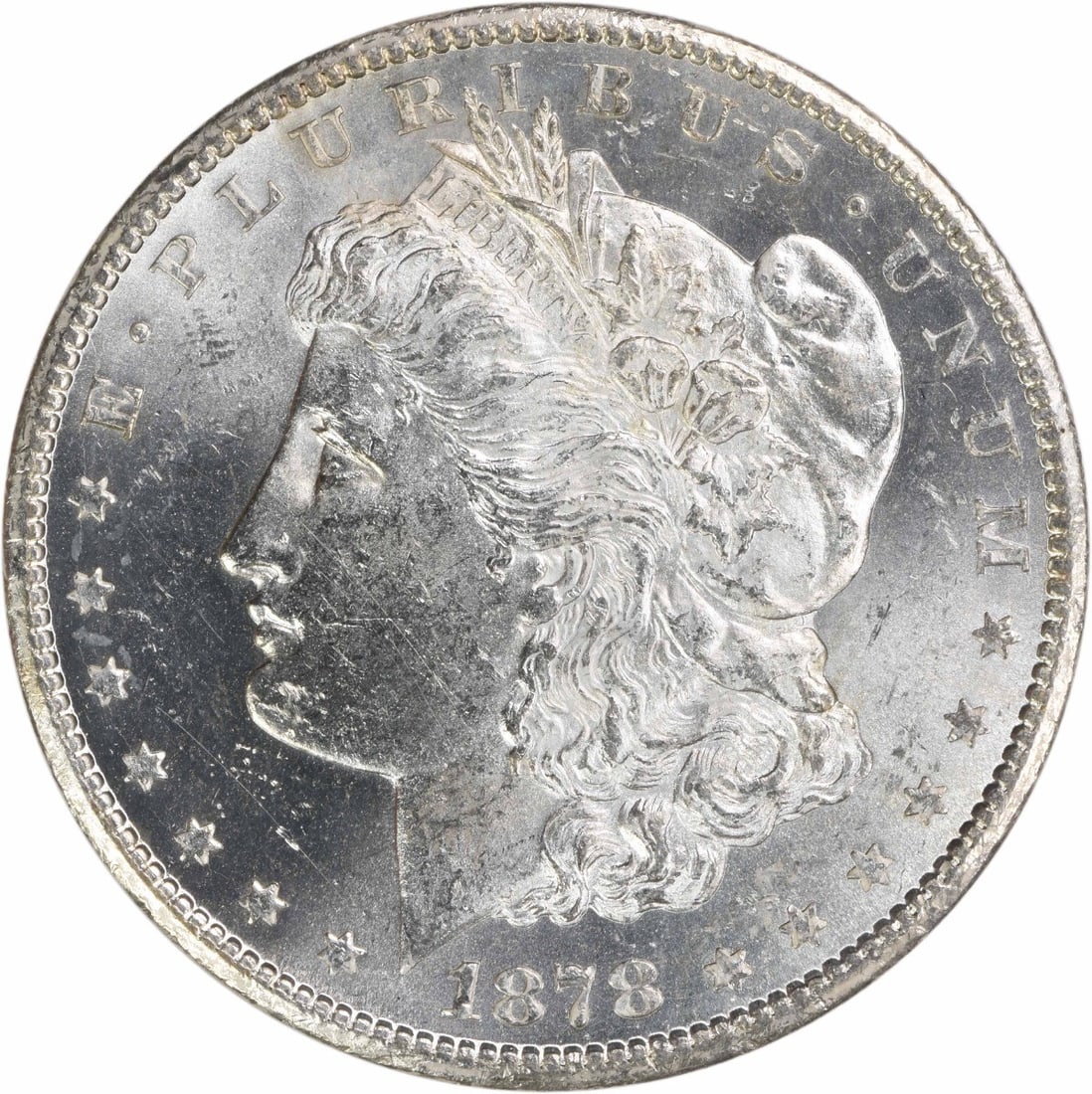 Uncirculated 1878 Carson City Morgan Silver Dollar BU Uncertified (1 of 2)