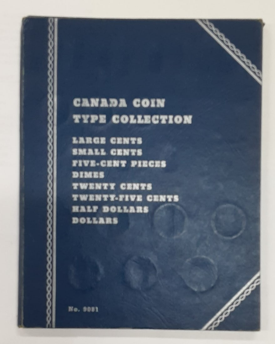 Whitman Folder No 9081 for Canadian Coin Types Empty Organizer Rare (1 of 3)
