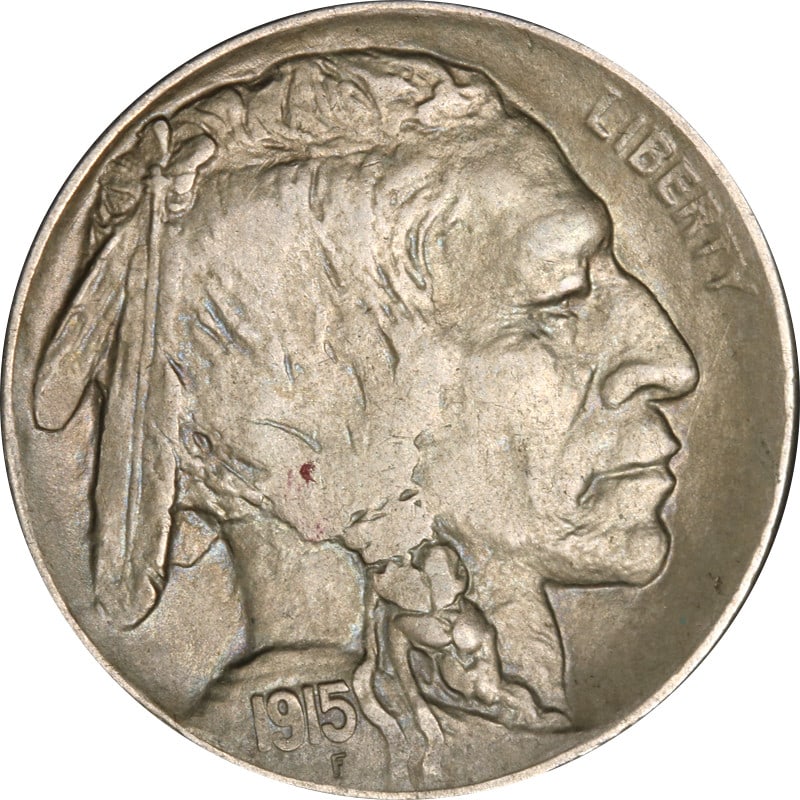 1915-D Buffalo Nickel Circulated Iconic Design (1 of 2)