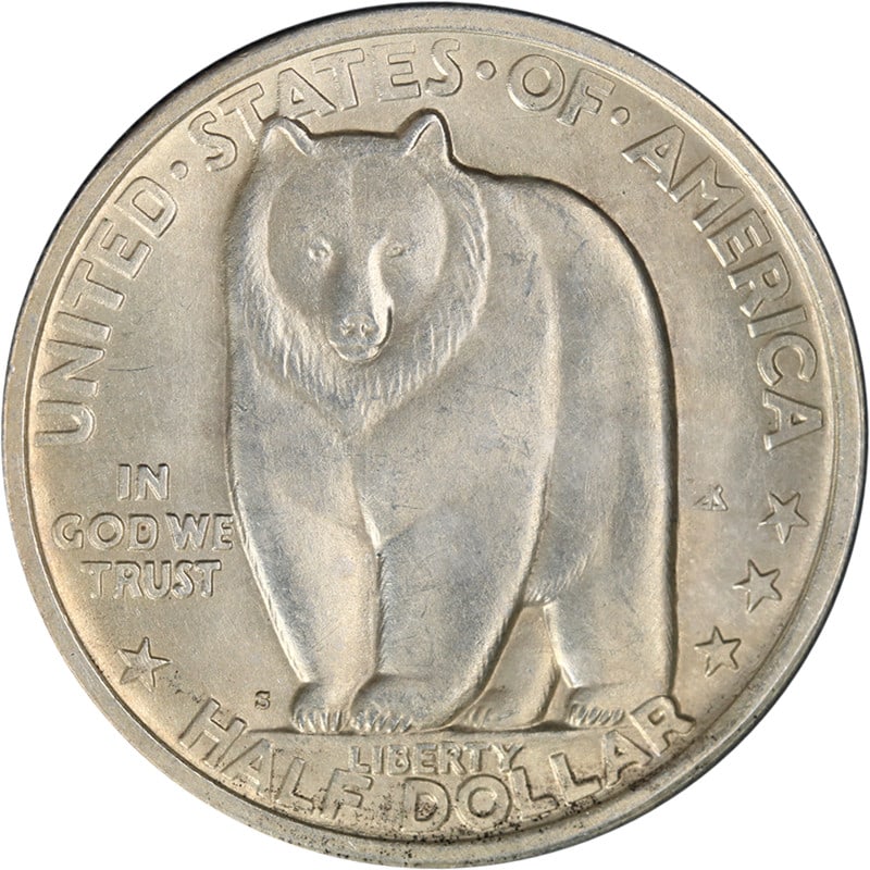 Bay Bridge 1936-S Silver Half Dollar Uncirculated Brilliant Uncirculated: Bay Bridge 1936-S Silver Half Dollar Uncirculated Brilliant Uncirculated This is an original 1936-S Bay Bridge Commemorative Half Dollar struck at the San Francisco Mint. The coin is uncirculated with