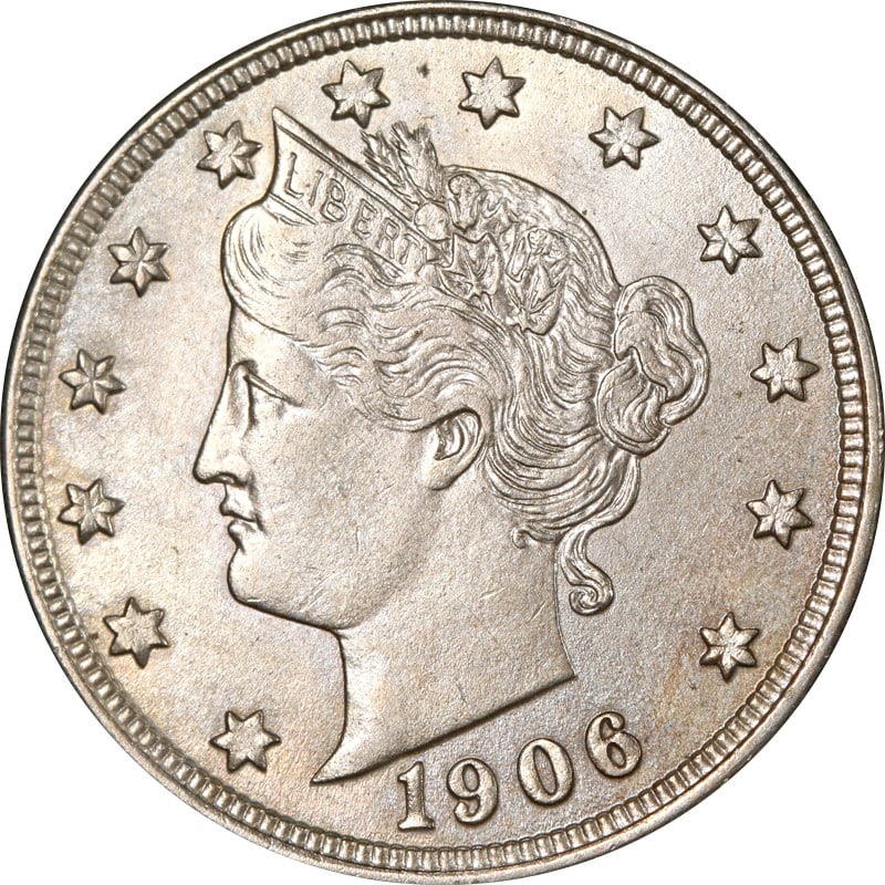 1906 United States Liberty Head V Nickel Coin (1 of 2)