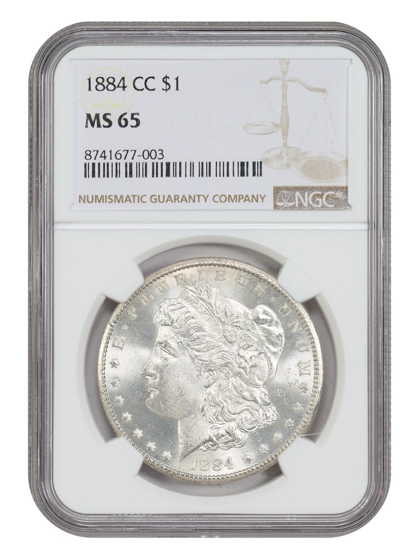 1884 Carson City Morgan Silver Dollar NGC MS65 Certified (1 of 4)