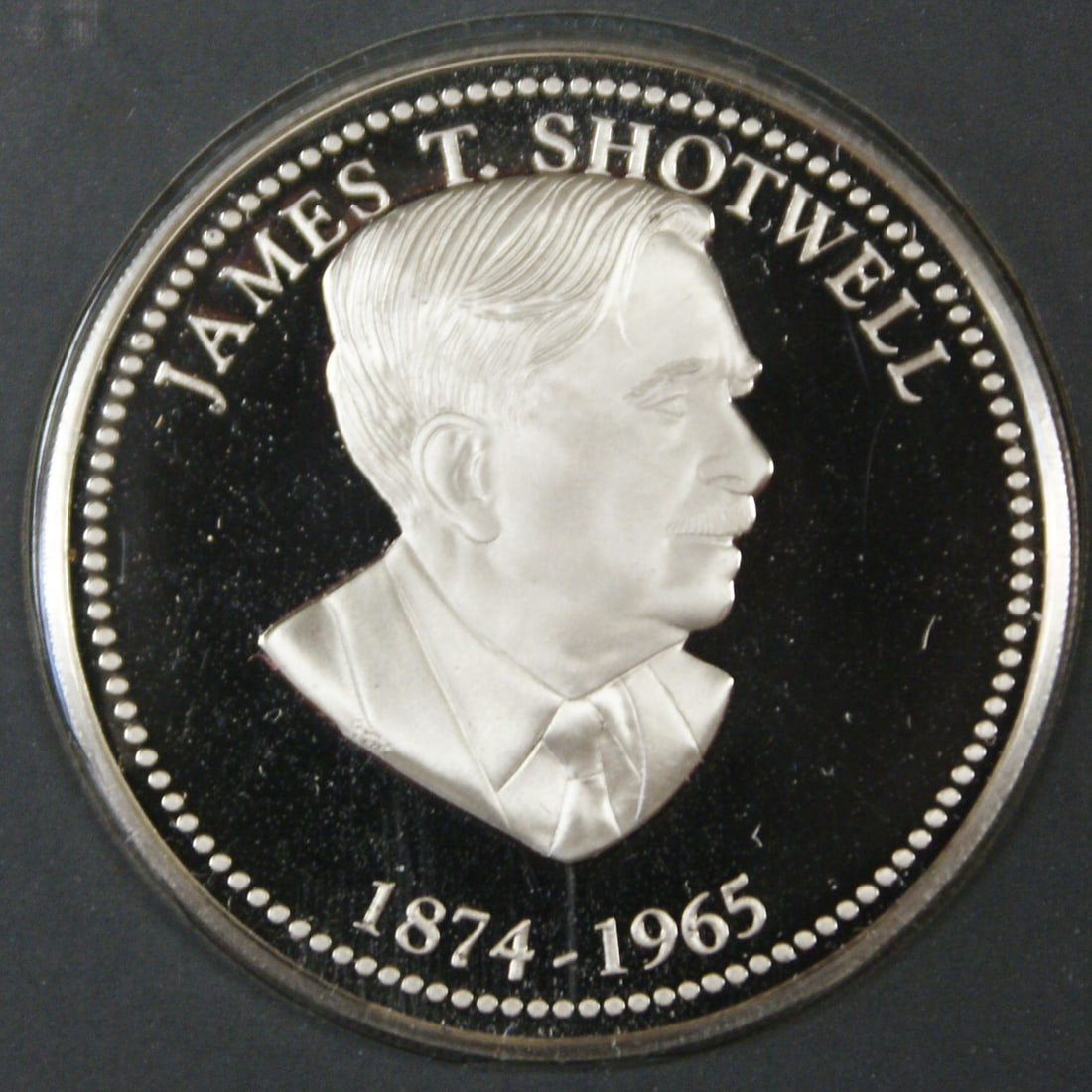 Proof Sterling Silver James T Shotwell Medal United States Franklin Mint (1 of 1)