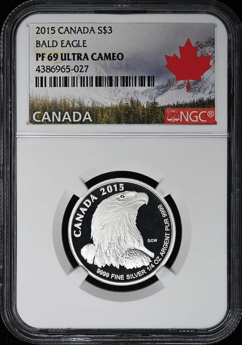 2015 Canada Silver Three Dollar Coin NGC PR69 Deep Cameo (1 of 2)