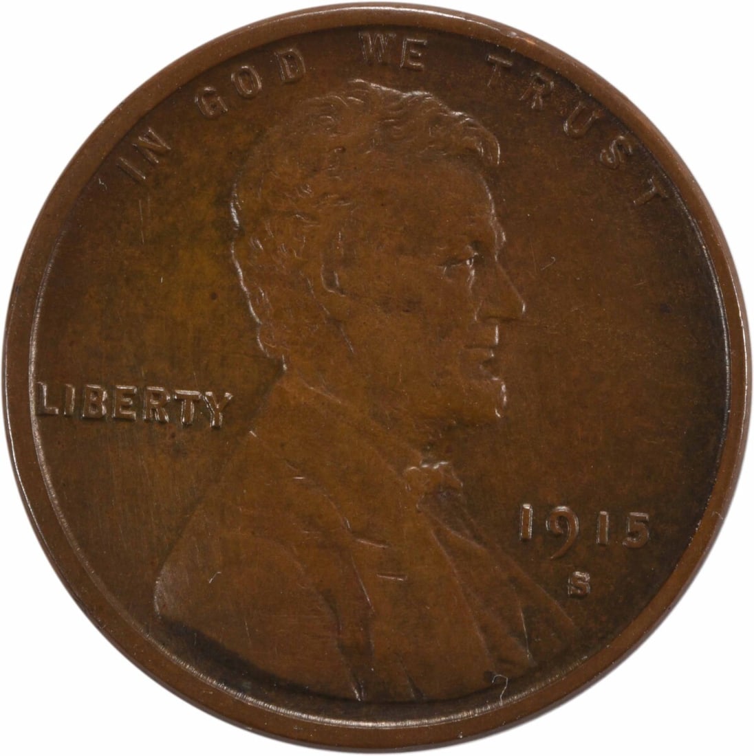 1915-S Lincoln Wheat Cent Uncertified Choice EF San Francisco Mint: 1915-S Lincoln Wheat Cent Uncertified Choice EF San Francisco Mint This 1915-S Lincoln Cent features a striking design by Victor David Brenner, showcasing the iconic Lincoln Wheat motif. Crafted in 95