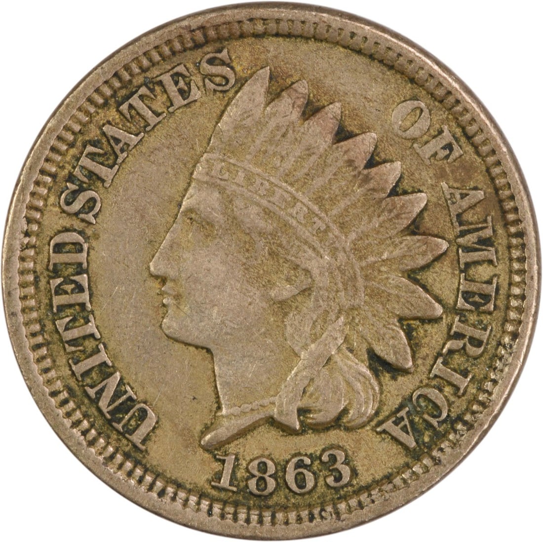 1863 Indian Head Cent EF Uncertified Philadelphia Mint: 1863 Indian Head Cent EF Uncertified Philadelphia Mint This 1863 Indian Cent showcases the iconic Indian Head design crafted by James Barton Longacre. Struck at the Philadelphia mint, this small cent 
