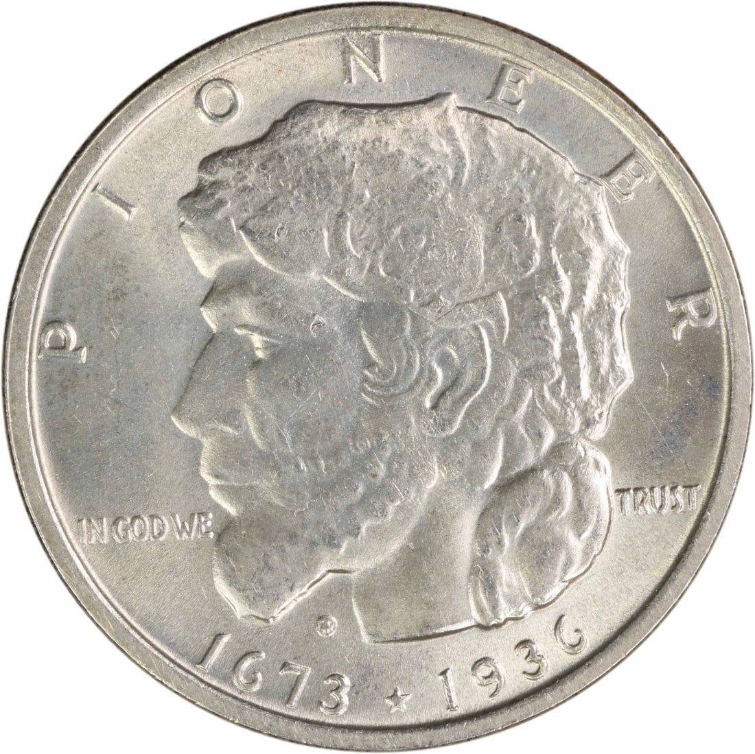 1936 Silver Elgin Half Dollar Commemorative Coin Choice BU Uncertified (1 of 2)