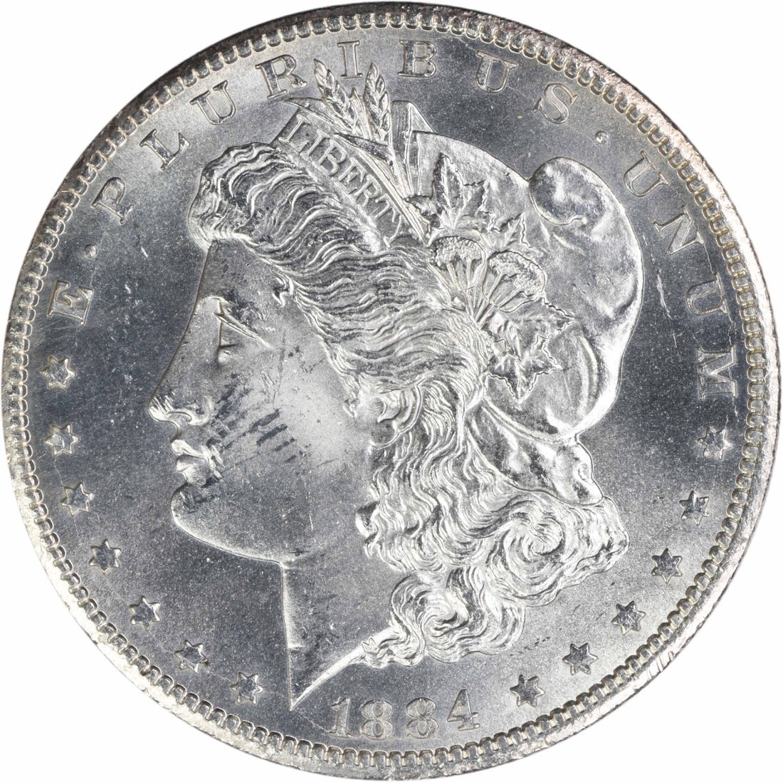 Brilliant Uncirculated 1884 Carson City Morgan Silver Dollar Uncertified (1 of 2)