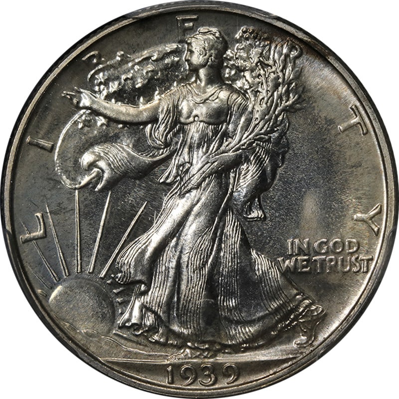 1939 Silver Walking Liberty Half Dollar Proof PCGS PR67 Plus CAC: 1939 Silver Walking Liberty Half Dollar Proof PCGS PR67 Plus CAC This 1939 Walking Liberty Half Dollar is a proof coin graded PR67+ by PCGS and features a CAC sticker for added assurance of quality. S
