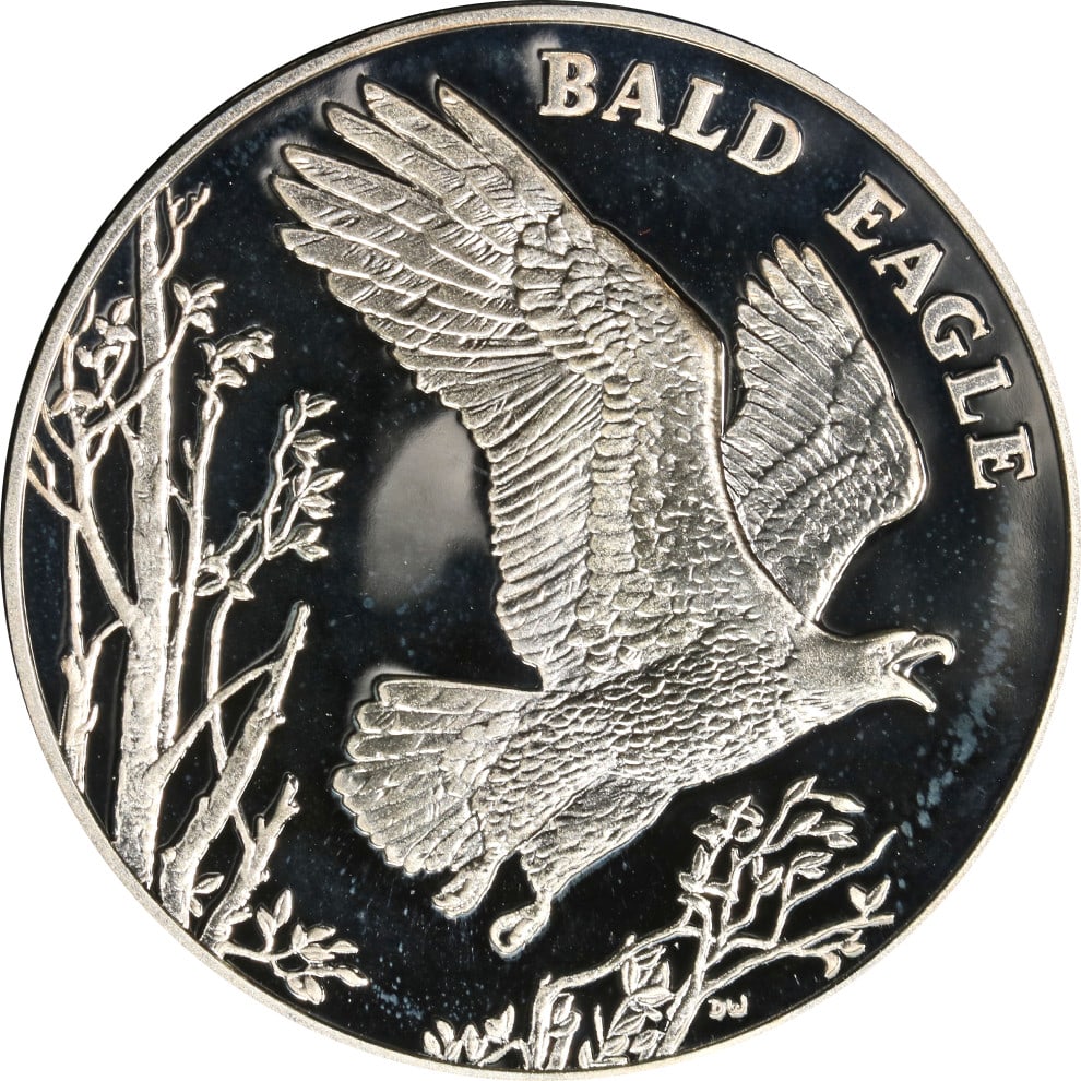 Bald Eagle Centennial Medal 2003 Silver US Mint OGP with COA: Bald Eagle Centennial Medal 2003 Silver US Mint OGP with COA This 2003 US Mint National Wildlife Refuge System Centennial Medal features a Bald Eagle design. Struck in .900 fine silver, this uncircula