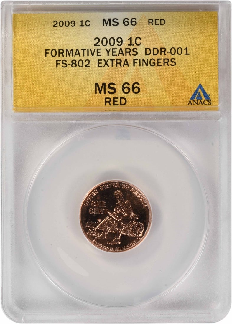 Lincoln Bicentennial 2009 Formative Years DDR FS-802 MS66RD ANACS Certified (1 of 2)