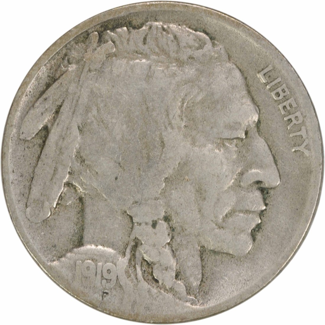 1919-D Buffalo Nickel 5C Coin by James Earle Fraser Uncertified: 1919-D Buffalo Nickel 5C Coin by James Earle Fraser Uncertified This 1919-D Buffalo Nickel is a classic piece of American numismatics, showcasing the craftsmanship of designer James Earle Fraser. Mint