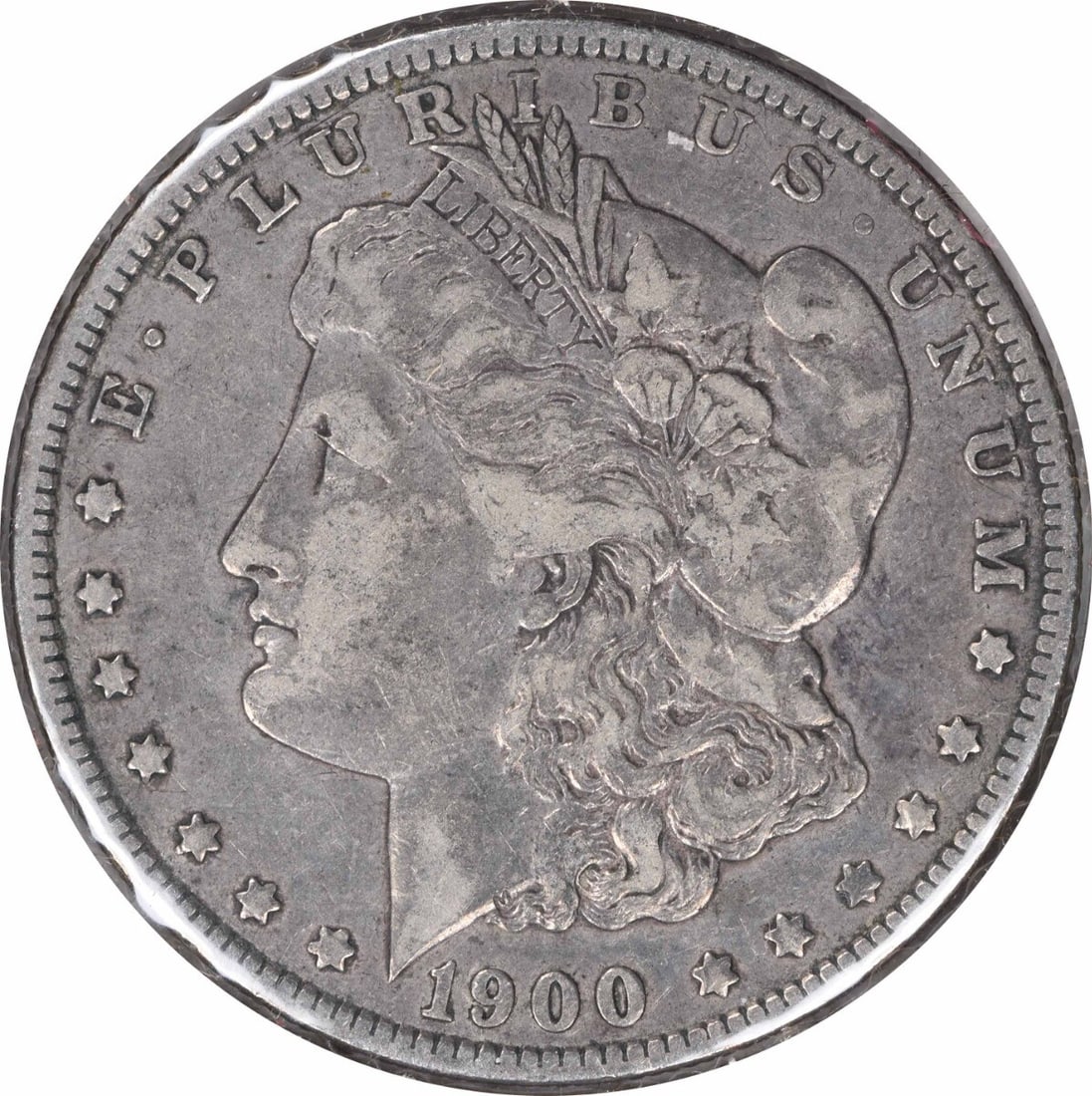 Choice VF 1900-O Over CC Morgan Dollar Uncertified US Silver Coin (1 of 2)
