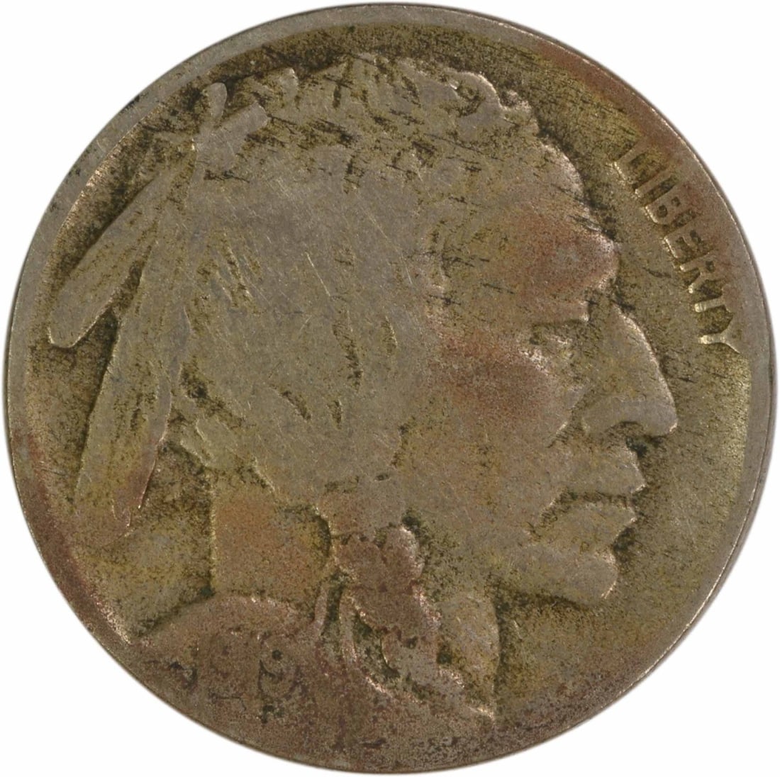 1919 Denver Mint Buffalo Nickel Five Cent Coin Fine Grade Uncertified: 1919 Denver Mint Buffalo Nickel Five Cent Coin Fine Grade Uncertified This 1919-D Buffalo Nickel is a circulated coin from the United States, minted in Denver. Designed by James Earle Fraser, it is co