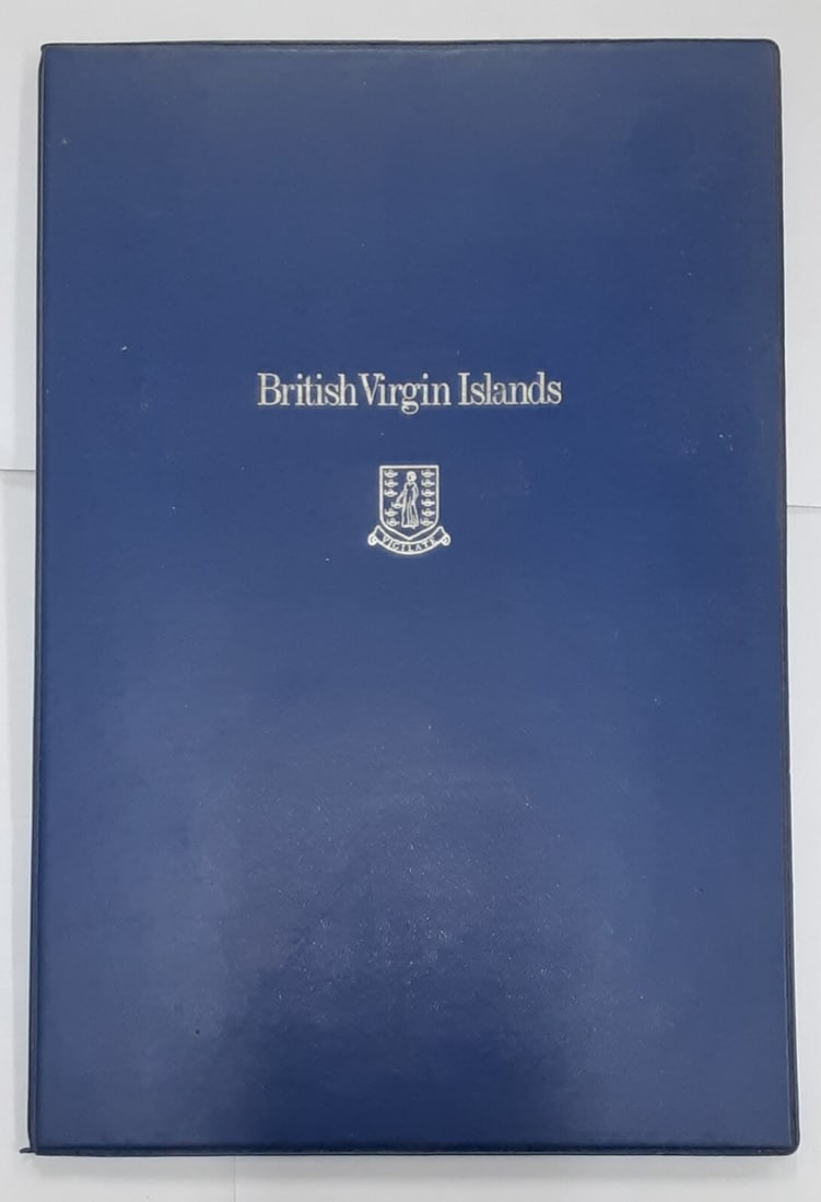 1973 British Virgin Islands Six Coin Set With Sterling Silver One Dollar First Day Cachets: 1973 British Virgin Islands Six Coin Set With Sterling Silver One Dollar First Day Cachets This is a 1973 Official First Day Cachets coin set from the British Virgin Islands, featuring six coins with 