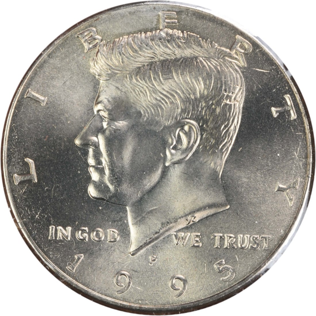 1995-P Kennedy Half Dollar Extra Tail Feather Uncertified Choice BU+: 1995-P Kennedy Half Dollar Extra Tail Feather Uncertified Choice BU+ This 1995-P Kennedy Half Dollar features an Extra Tail Feather variety, showcasing a unique detail that collectors value. It is in 