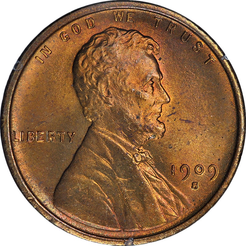 PCGS MS64 RD 1909-S VDB Lincoln Cent in Rattler Holder Key Date: PCGS MS64 RD 1909-S VDB Lincoln Cent in Rattler Holder Key Date This 1909-S VDB Lincoln Cent is an uncirculated coin graded PCGS MS64 RD, housed in a rattler holder. It features superb luster, strong 