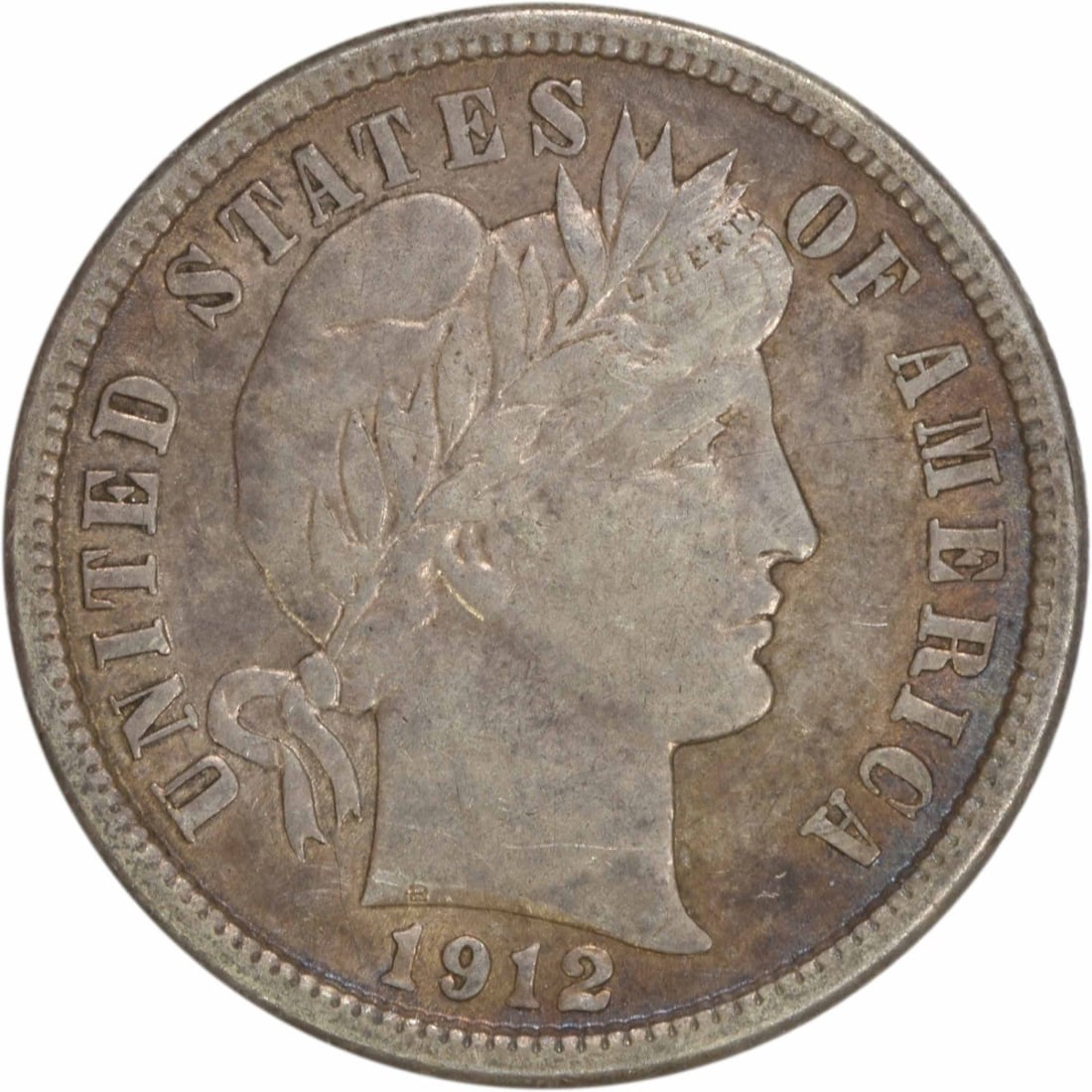 1912 Barber Silver Dime AU Uncertified 10C 90% Silver: 1912 Barber Silver Dime AU Uncertified 10C 90% Silver This 1912 Barber Silver Dime is a remarkable collectible coin that showcases the craftsmanship of Charles E. Barber. Struck in Philadelphia, this 