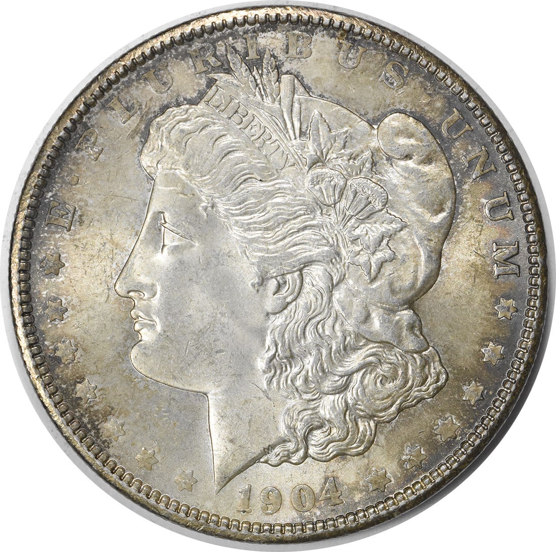 Choice BU 1904 Silver Morgan Dollar Uncertified No Mint Mark: Choice BU 1904 Silver Morgan Dollar Uncertified No Mint Mark This 1904 Morgan Silver Dollar is a Choice Brilliant Uncirculated example. It is uncertified and features no mint mark. Composed of silver,