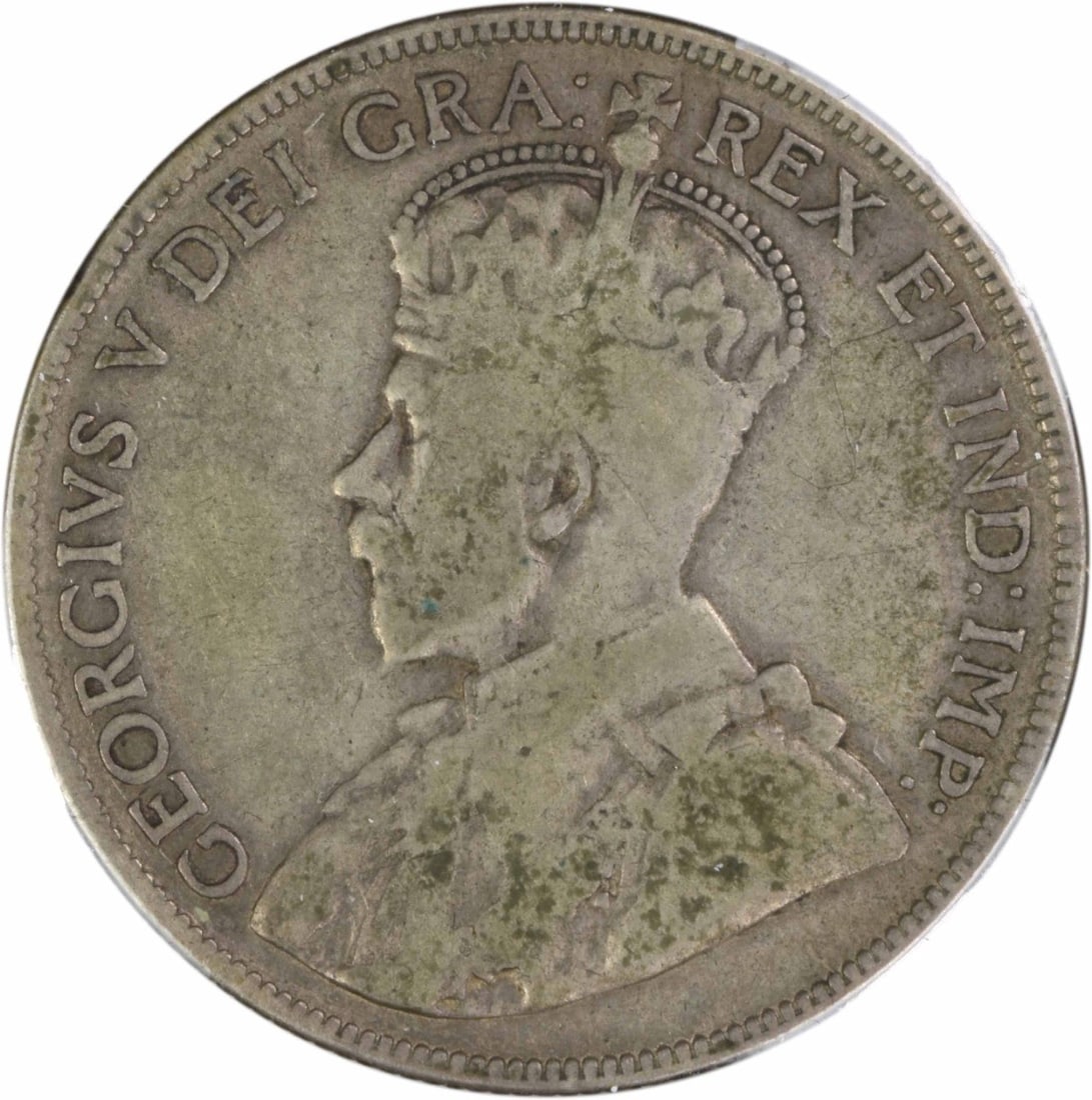 Canada 1931 Fifty Cent KM25A Fine Grade Uncertified Coin (1 of 2)