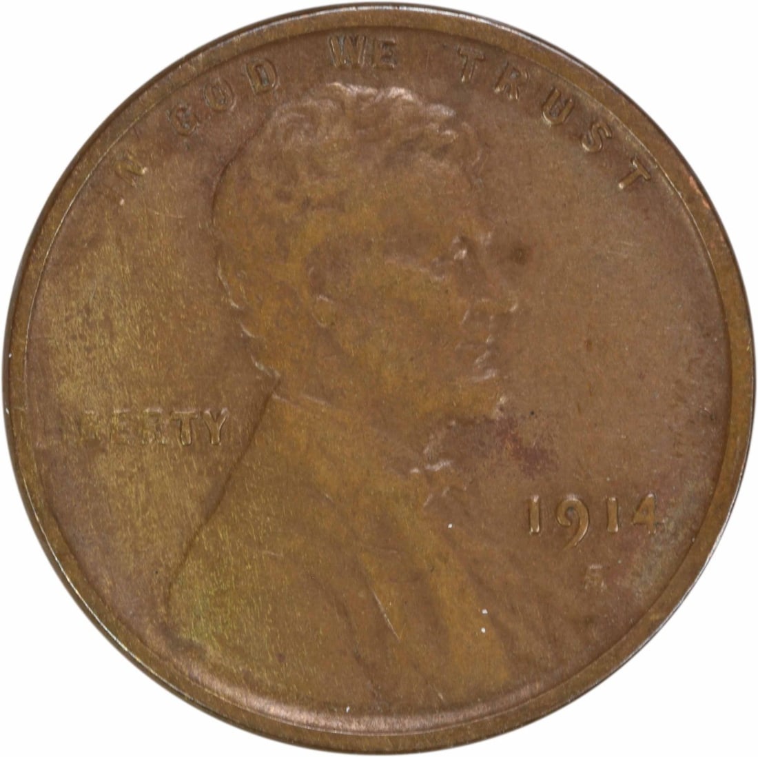 1914-S Lincoln Wheat Cent EF Uncertified Copper Coin: 1914-S Lincoln Wheat Cent EF Uncertified Copper Coin This 1914-S Lincoln Cent features an Extra Fine (EF) grade and is a classic piece of American currency. Crafted from copper, this coin showcases th