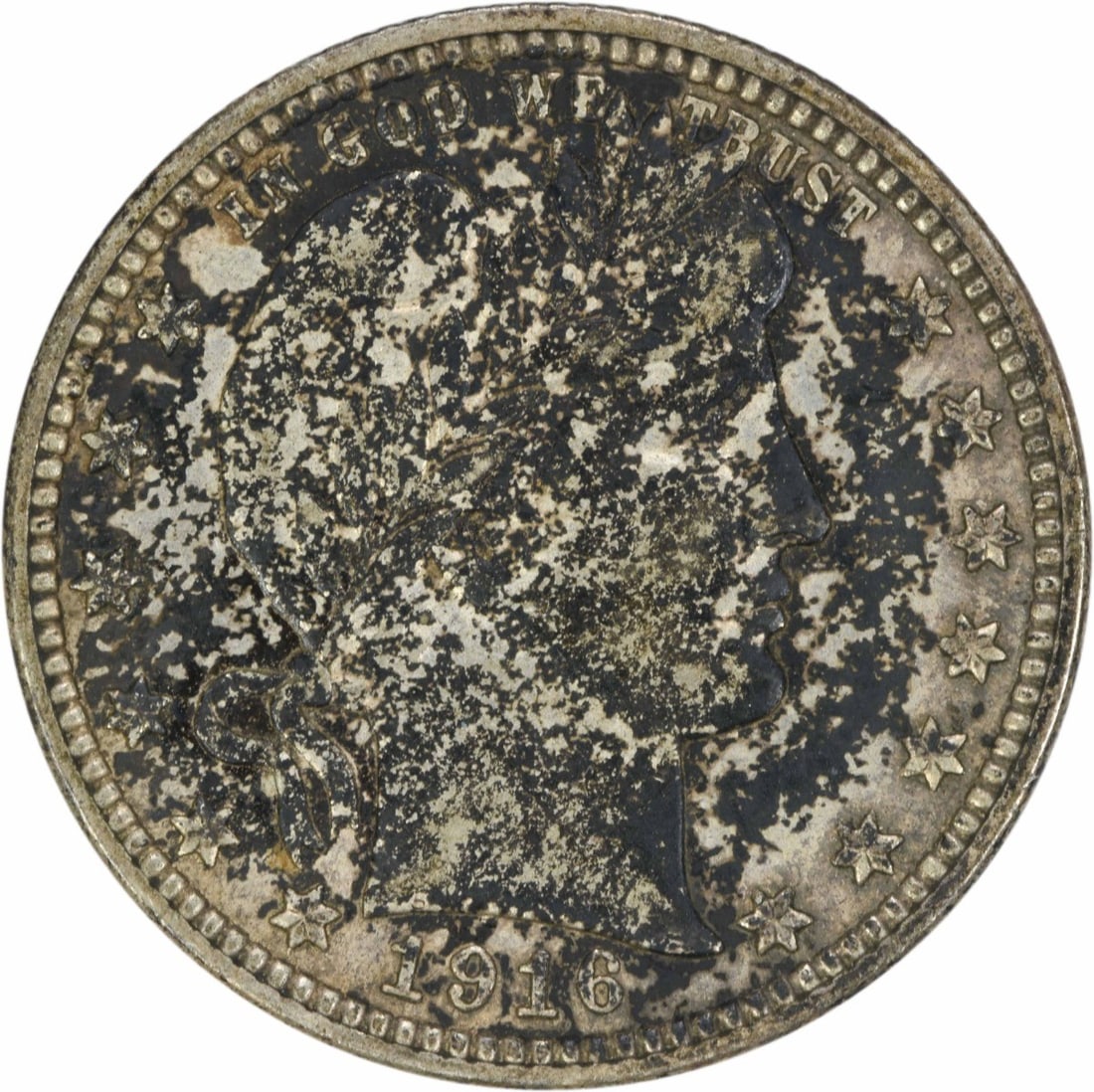 1916-D Barber Silver Quarter 25C EF Uncertified Coin: 1916-D Barber Silver Quarter 25C EF Uncertified Coin This 1916-D Barber Silver Quarter is a remarkable piece of American numismatic history. Struck in Denver, this coin features a composition of 90% s