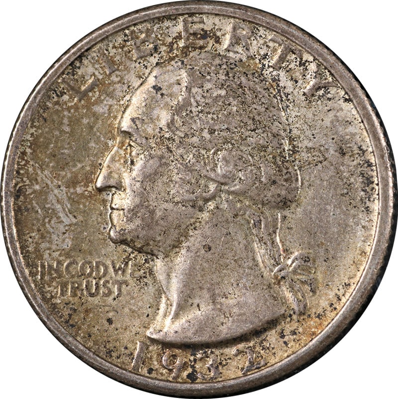 1932-S Washington Quarter Key Date Uncirculated Silver Coin (1 of 2)