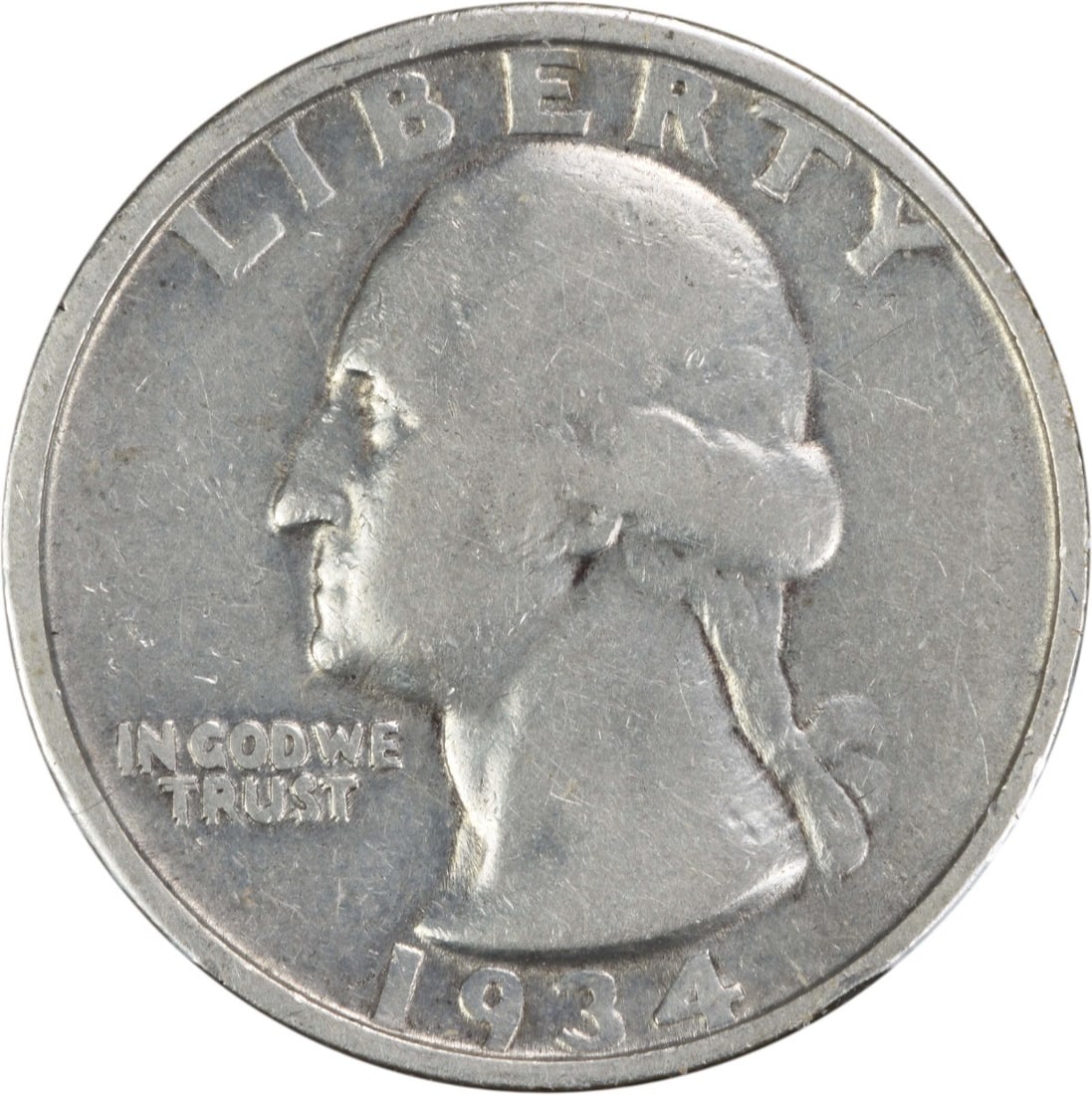 1934 Washington Silver Quarter DDO FS-101 Uncertified 90% Silver: 1934 Washington Silver Quarter DDO FS-101 Uncertified 90% Silver This 1934 Washington Silver Quarter features a classic design by John Flanagan and is a remarkable piece of American numismatics. Struc